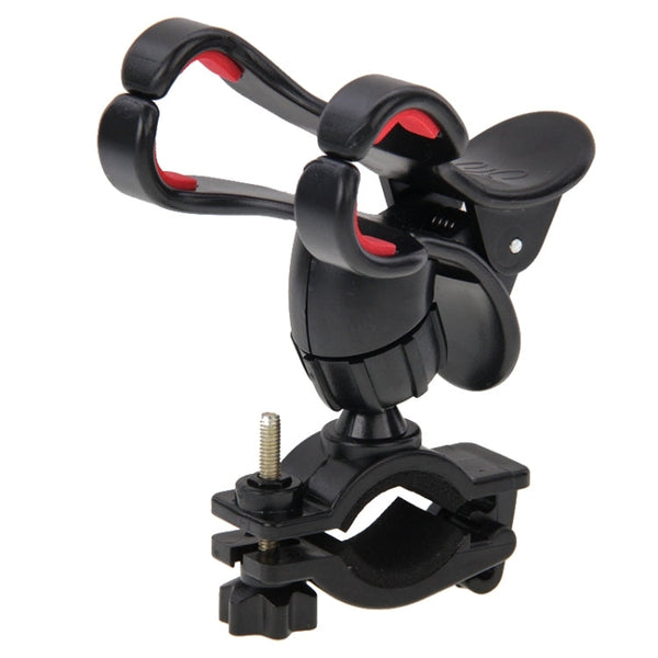 360 Degree Rotation Universal Mobile Phone Bicycle Clip Holder Cradle Stand, Clip Support Phone Width: up to 10cm
