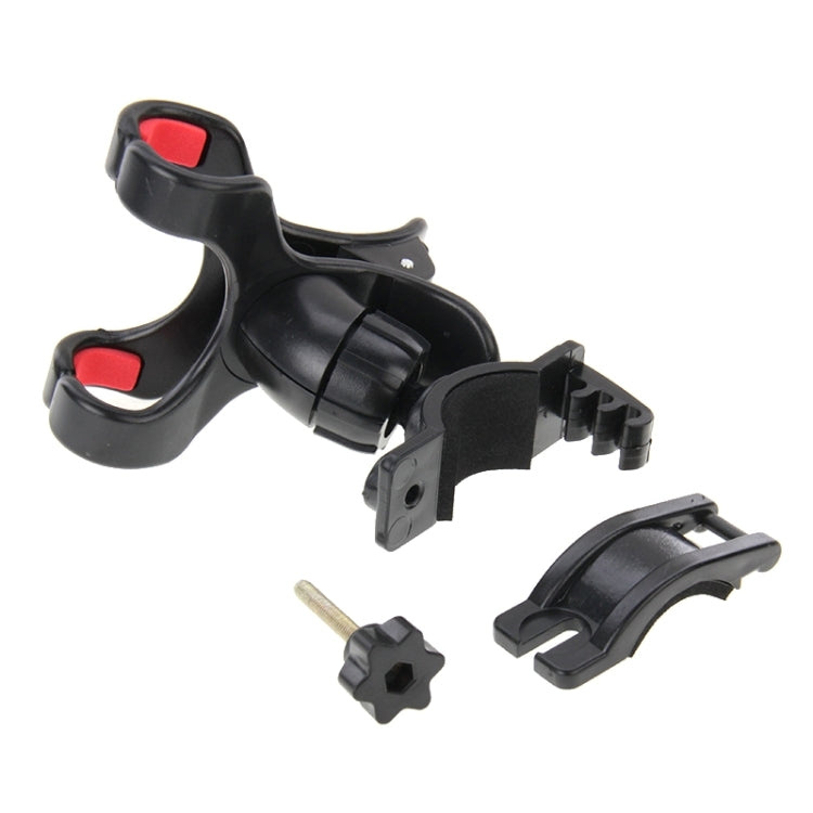 360 Degree Rotation Universal Mobile Phone Bicycle Clip Holder Cradle Stand, Clip Support Phone Width: up to 10cm