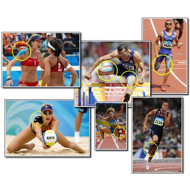 5M Waterproof Sports Tape Sports Muscles Care Therapeutic Bandage, Width: 5cm, Size: 5mx5cm, Size: 5m x 5cm Purple