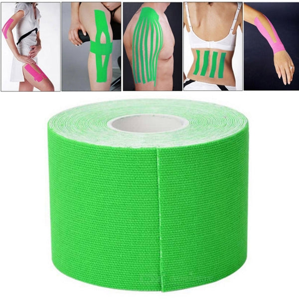 5M Waterproof Sports Tape Sports Muscles Care Therapeutic Bandage, Width: 5cm, Size: 5mx5cm, Size: 5m x 5cm Purple