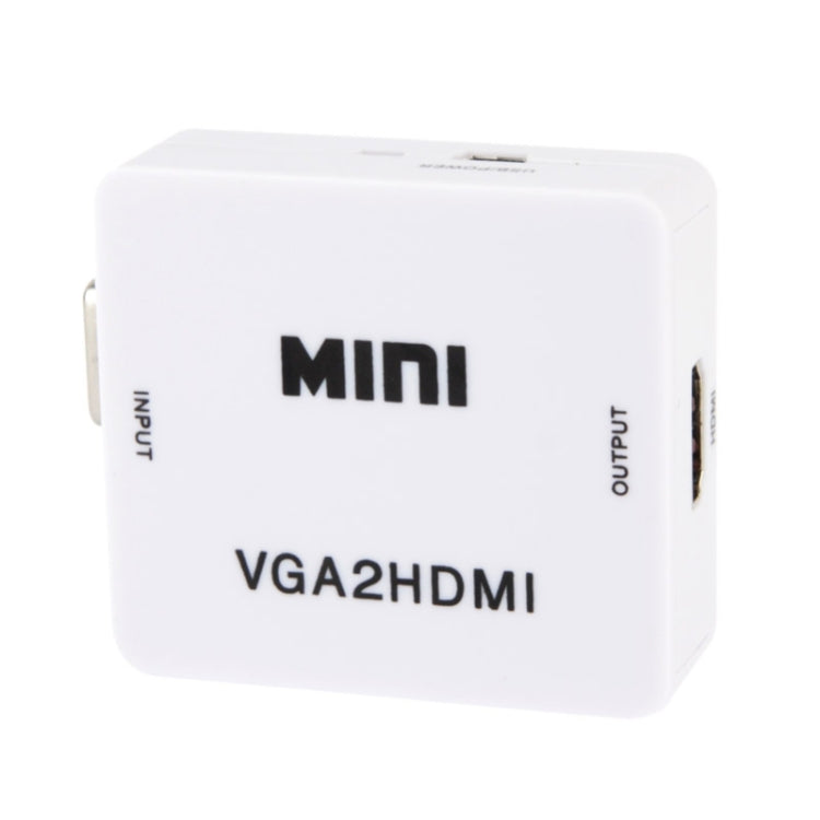 1080P Mini VGA to HDMI Audio Video Converter for HDTV, PC, Laptop and DVD, Mini VGA to HDMI