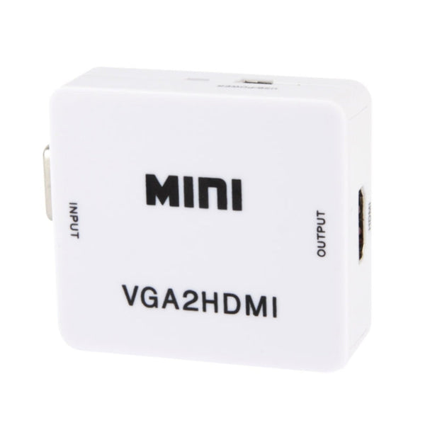 1080P Mini VGA to HDMI Audio Video Converter for HDTV, PC, Laptop and DVD, Mini VGA to HDMI