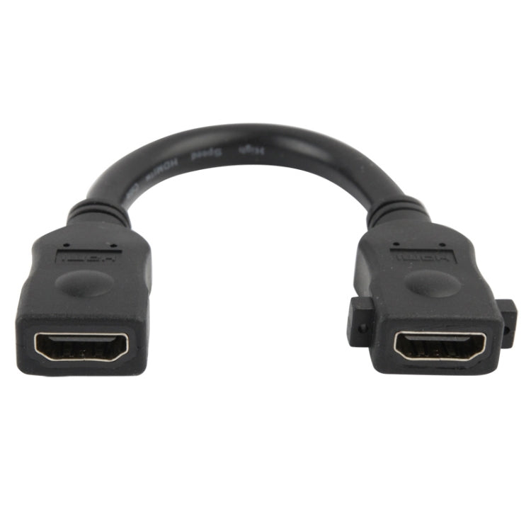 18cm 19 Pin Female to Female HDMI Cable, HDMI Female, Length: 18cm