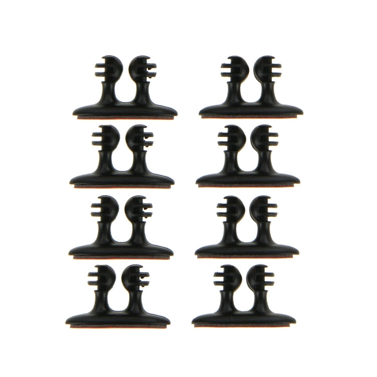 8 PCS DM-003 Car Cable Convenient Bundle Clip with Adhesive