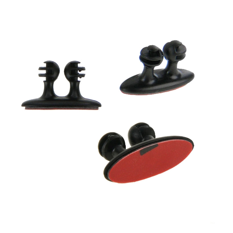 8 PCS DM-003 Car Cable Convenient Bundle Clip with Adhesive