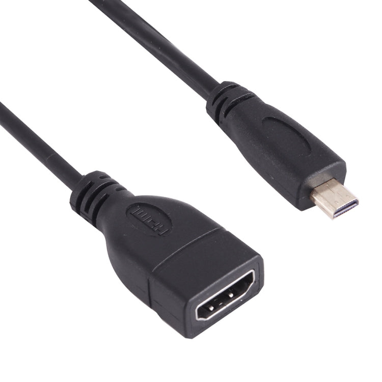 17cm Micro HDMI Male to HDMI Female Adapter Cable, Length: 17cm