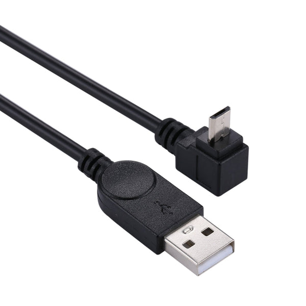 29cm 90 Degree Angle Micro USB to USB Data / Charging Cable