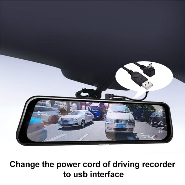 29cm 90 Degree Angle Micro USB to USB Data / Charging Cable