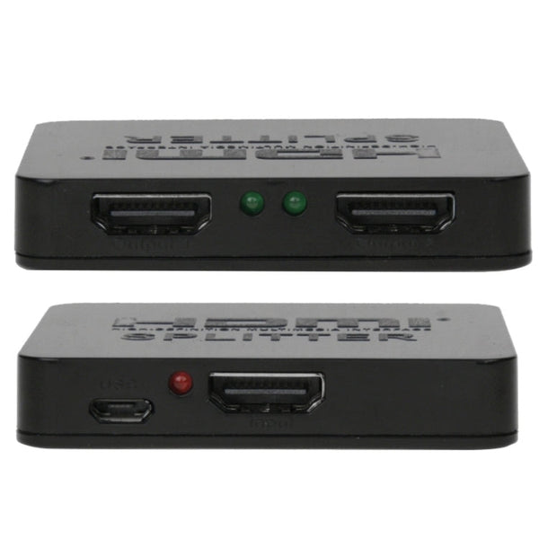 Mini Full HD 4K 1x2 HDMI 3D V1.4b Splitter for HDTV / STB/ DVD / Projector / DVR, HDMI V1.4b