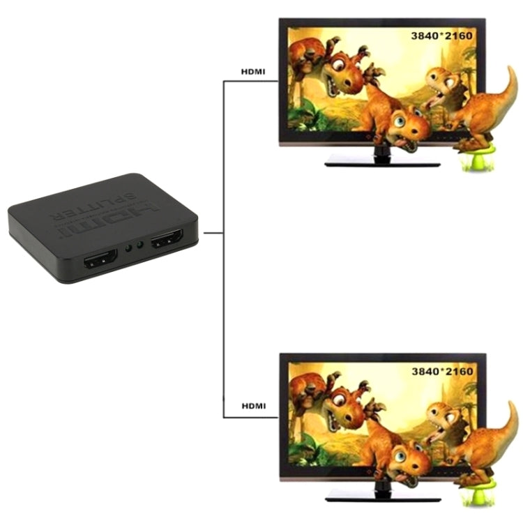 Mini Full HD 4K 1x2 HDMI 3D V1.4b Splitter for HDTV / STB/ DVD / Projector / DVR, HDMI V1.4b