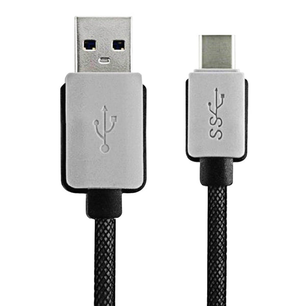 3m Woven Style 2A USB-C / Type-C 3.1 Male to USB 3.0 Male Data / Charger Cable
