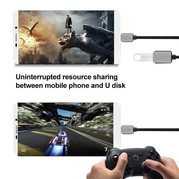 3m Woven Style 2A USB-C / Type-C 3.1 Male to USB 3.0 Male Data / Charger Cable