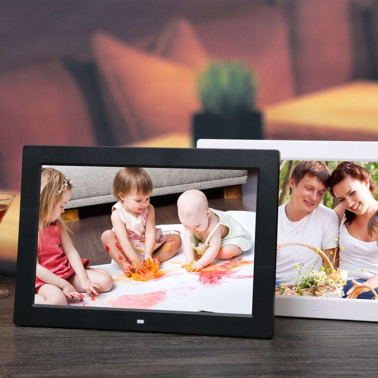 13 inch LED Digital Photo Frame with Remote Control, MP3 / MP4 / Movie Player, Support USB / SD Card Input, Built in Stereo Speaker
