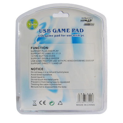 Double Shock PC USB Single Gamepad, Vibration Gamepad 11