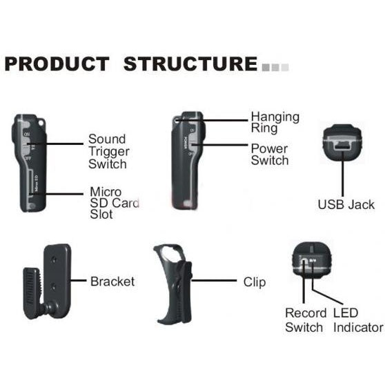 MD80 3 in 1 Mini Digital VIDEO Camera Camcorder POCKET DV with 720*480 pixels, Viewing Angle: 60 Degree