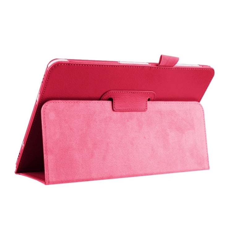 Litchi Texture Horizontal Flip Solid Color Smart Leather Case with Two-folding Holder & Sleep / Wake-up Function for Galaxy Tab S2 9.7 / T815