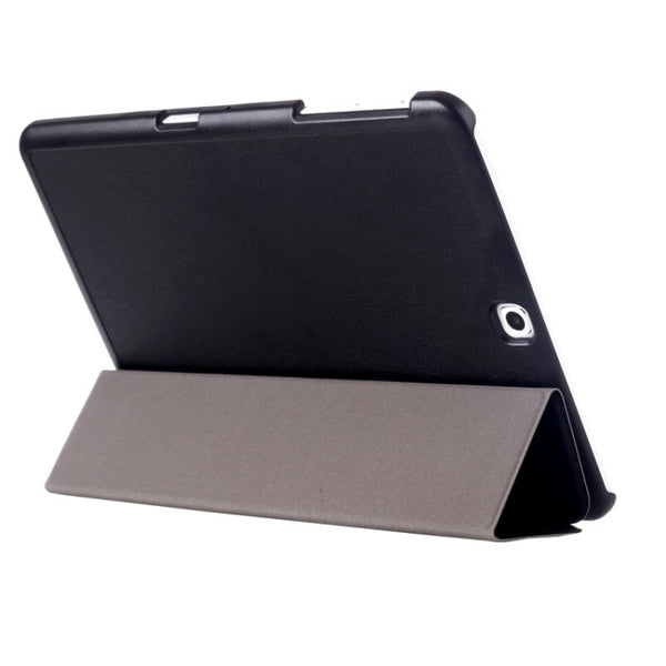 Custer Texture Horizontal Flip Leather Case with 3-folding Holder for Galaxy Tab S2 9.7 / T815