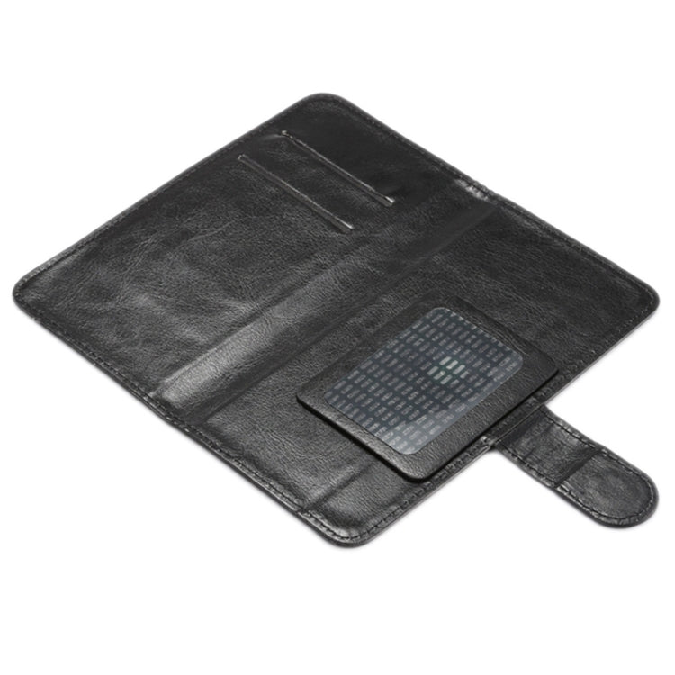 5.5-6.3 Inch Universal Crazy Horse Texture 360 Degree Rotating Carry Case with Holder & Card Slot for Galaxy Mega 6.3 / i9200