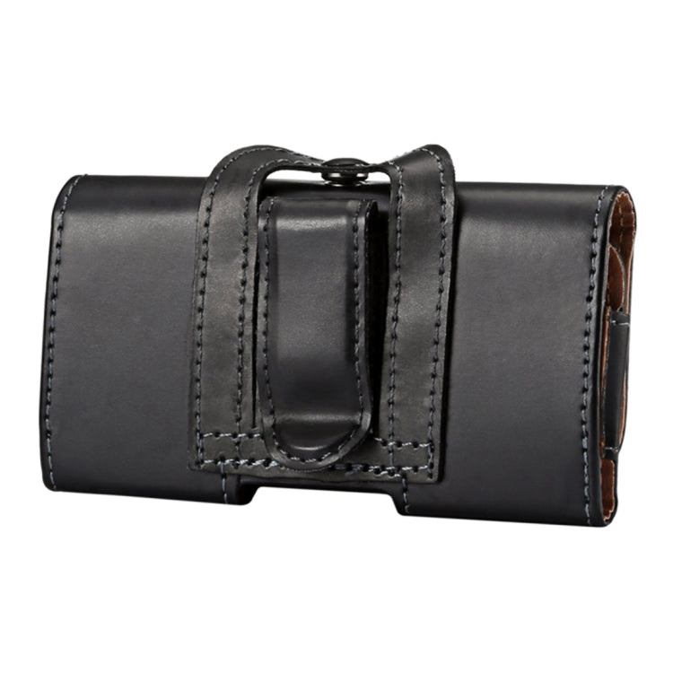 For iPhone X  & Galaxy S7 / G930 & S6 Edge / G925 & S6 / G920 & S5 / G900 & Grand DUOS I9082 Smooth Surface Vertical Flip Leather Case Waist Bag with Back Splint