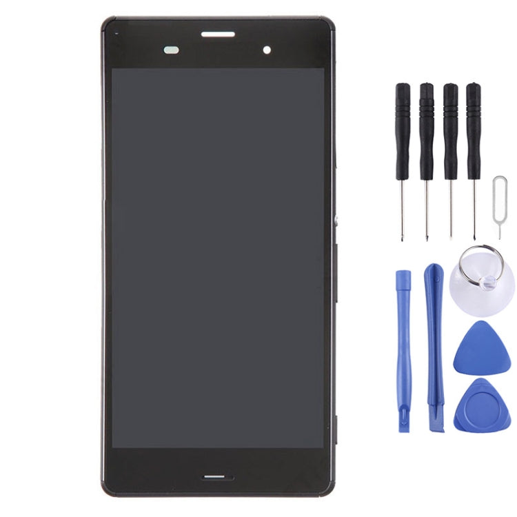 LCD Display + Touch Panel with Frame for Sony Xperia Z3 (Dual SIM Version) / D6633 / L55U