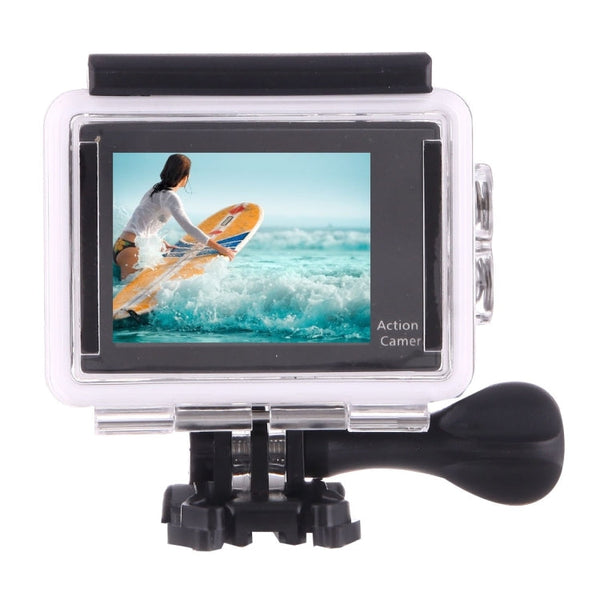 H9 4K Ultra HD1080P 12MP 2 inch LCD Screen WiFi Sports Camera, 170 Degrees Wide Angle Lens, 30m Waterproof, H9 4K (Black)