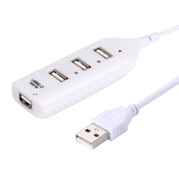 4 Ports USB 2.0 HUB, Cable Length: 30cm