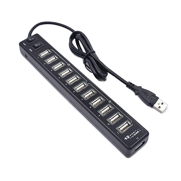 12-Port USB 2.0 HUB，Suitable for Notebook / Netbook