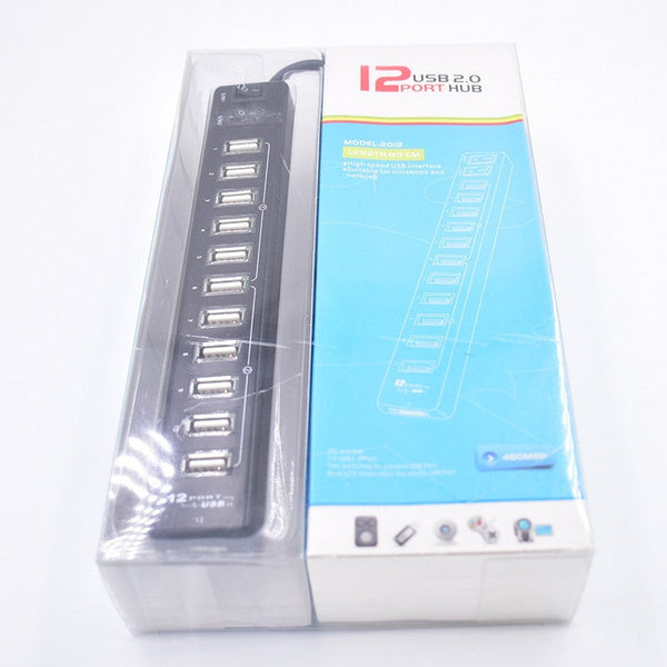 12-Port USB 2.0 HUB，Suitable for Notebook / Netbook