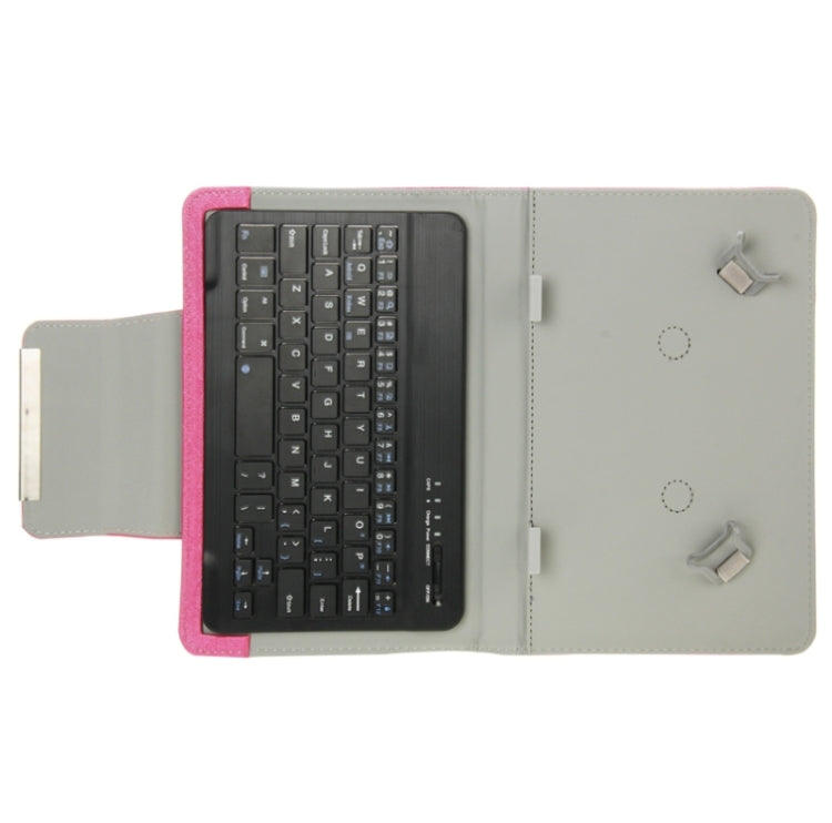 Universal Leather Tablet Case with Separable Bluetooth Keyboard and Holder for 10.1 inch Tablet PC
