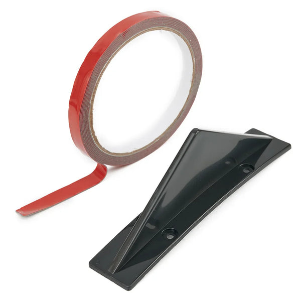 4pcs Car Rear Bumper Lip Diffuser Splitter Spoiler Scratch Protector Fin Trim Caps Universal Exterior Accessory For 300