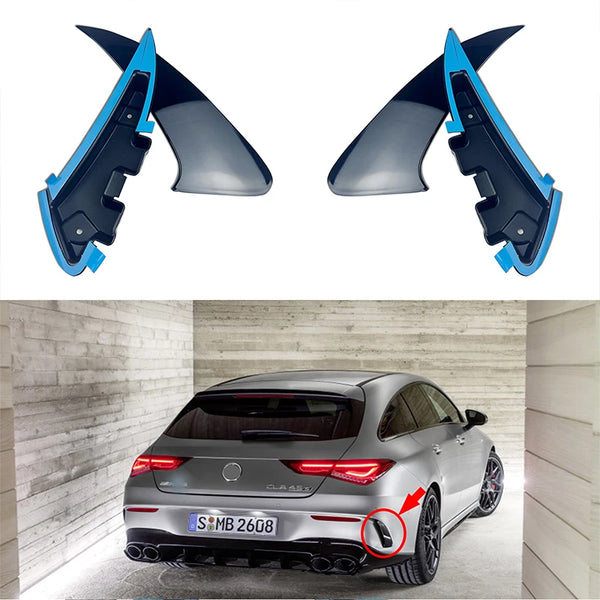 C118 Rear bumper spoiler for mercedes CLA class W118 2019-2020 CLA250 CLA180 CLA200 ABS Trim 2 Pcs CLA45 Style