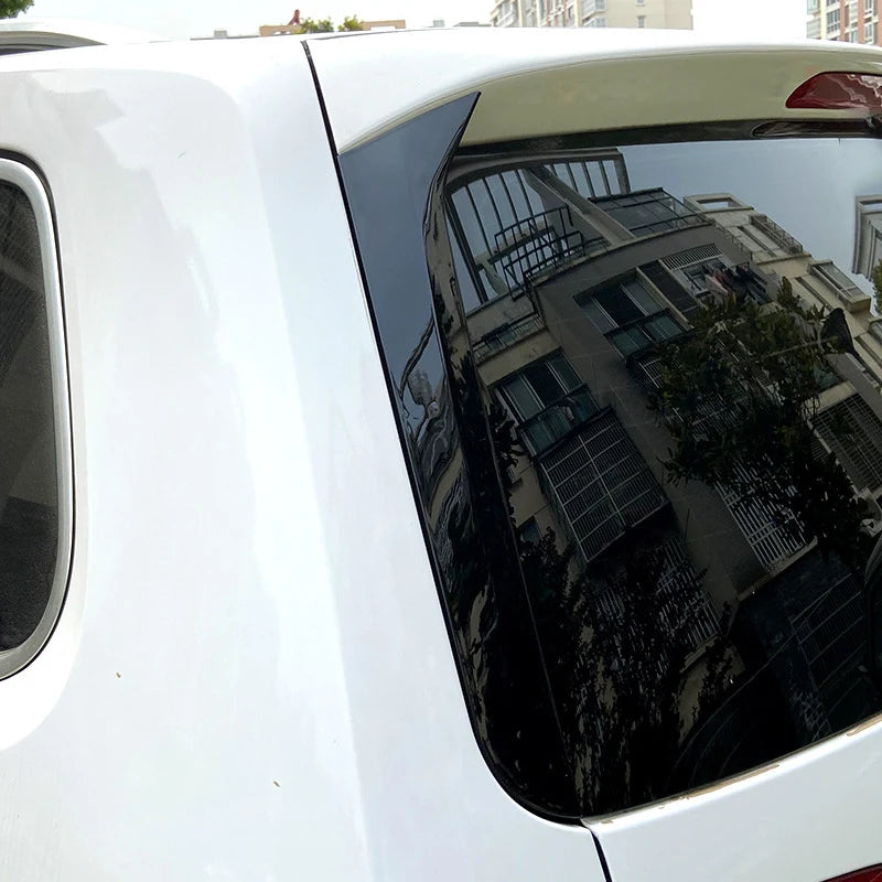 Gloss Black Car Rear Window Side Spoiler Diffuser Splitters Cover Canards Splitter Stickers For Volkswagen VW Sharan 2011-2020