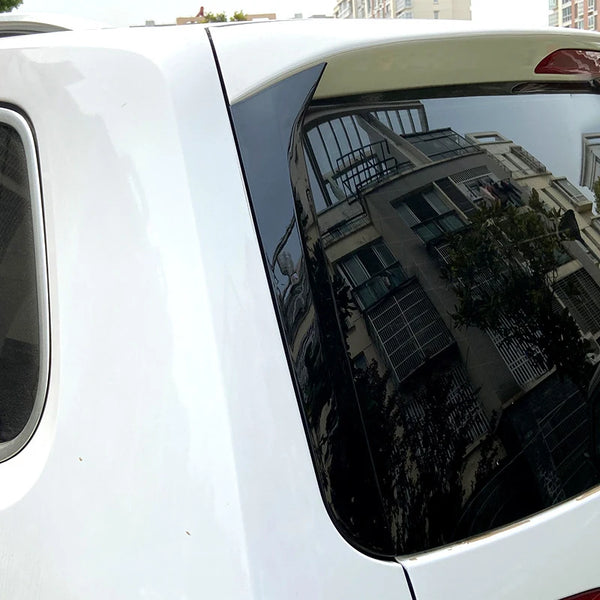 Gloss Black Car Rear Window Side Spoiler Diffuser Splitters Cover Canards Splitter Stickers For Volkswagen VW Sharan 2011-2020