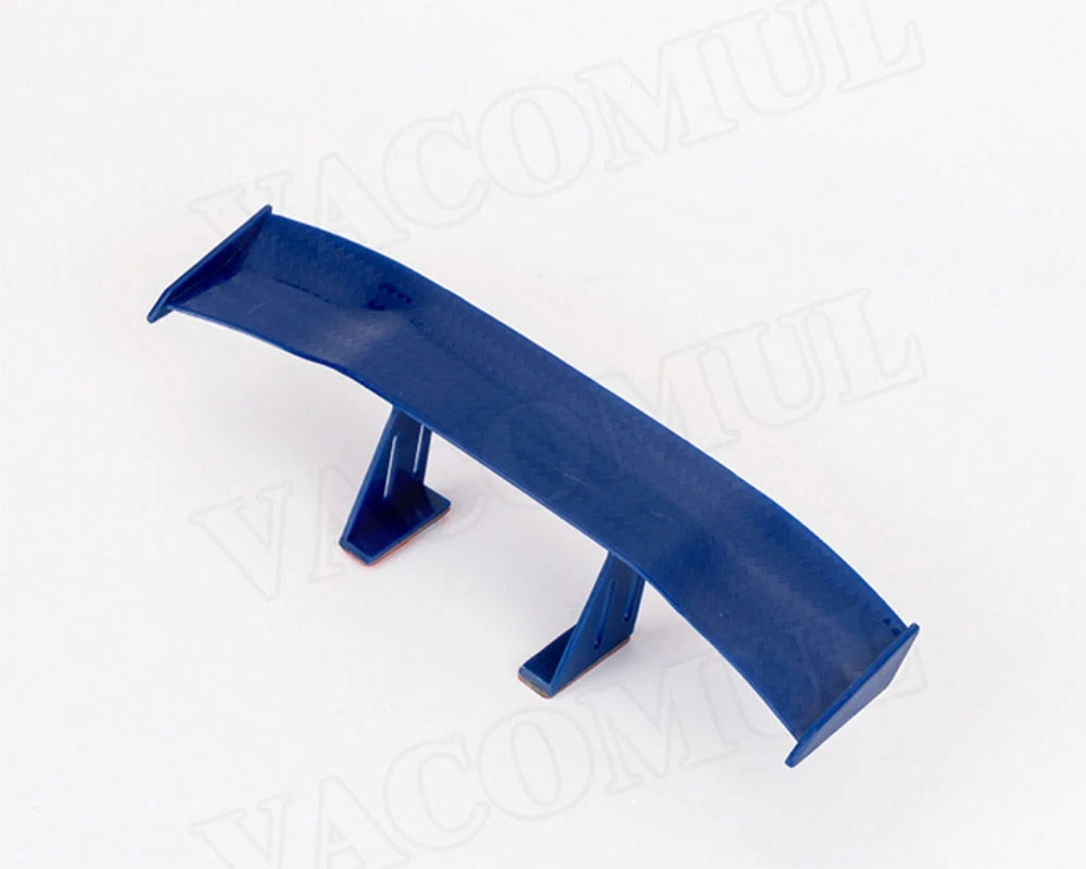 Carbon Look Car Rear Spoiler Mini Wings Small Model Decoration ABS Auto Accessories Black Blue Red White Grey Winglet