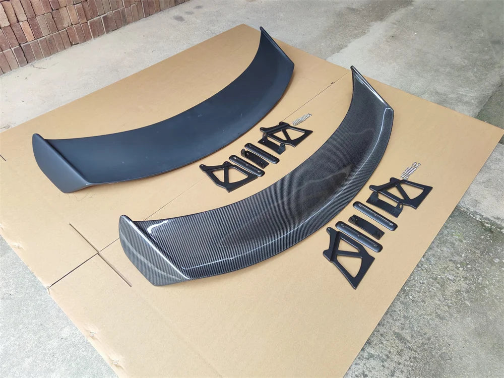 For Porsche Boxster Cayman 718 981 987 New GT4  Rear Trunk Spoiler Wing Rear Trunk Big Spoiler Lip Wing Carbon Fiber / FRP Black