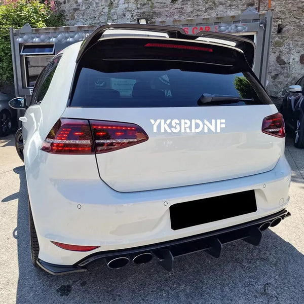 Oettinger Style Roof Spoiler For Volkswagen Golf7 MK7 7.5 GTI GTD GTE (Not For R) ABS Plastic Rear Spoiler Aleron 2013 -2020