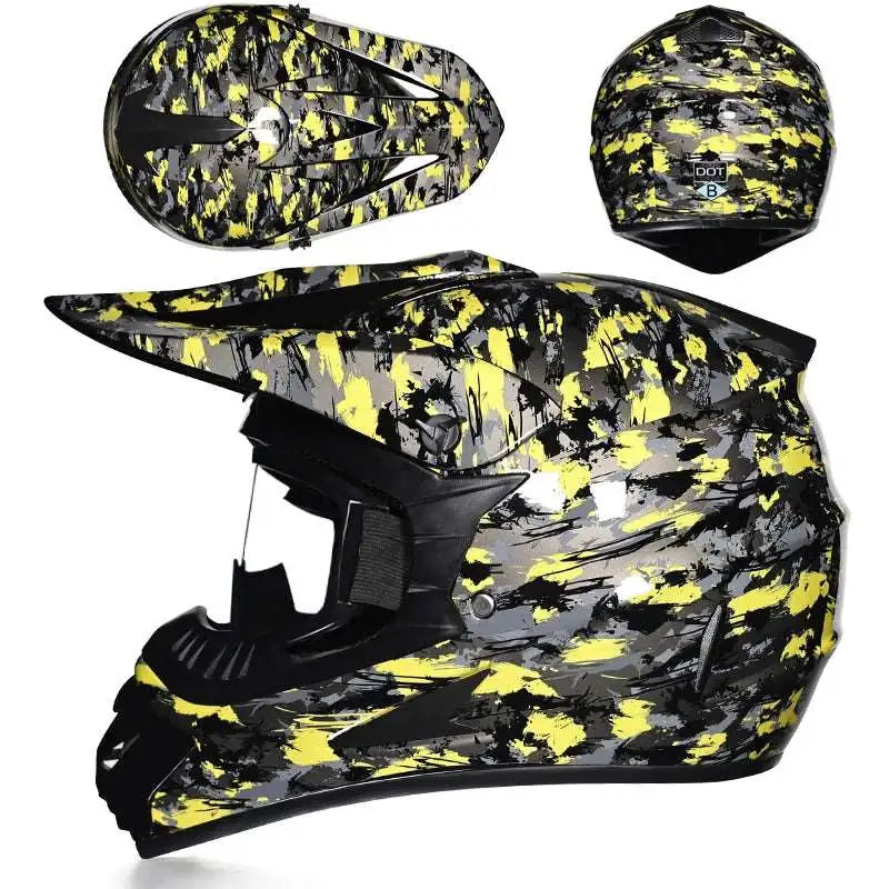 Lionstar Professional Unisex ABS Certified Motocross Helmet