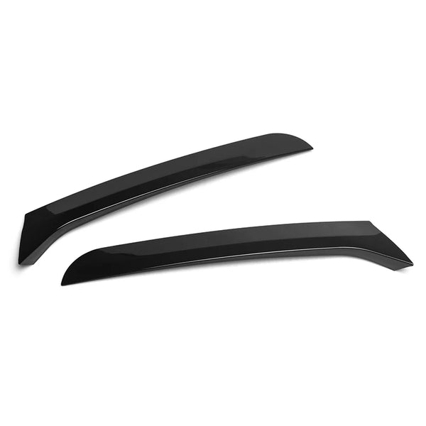Gloss Black Car Rear Window Side Spoiler Diffuser Splitters Cover Canards Splitter Stickers For Volkswagen VW Sharan 2011-2020