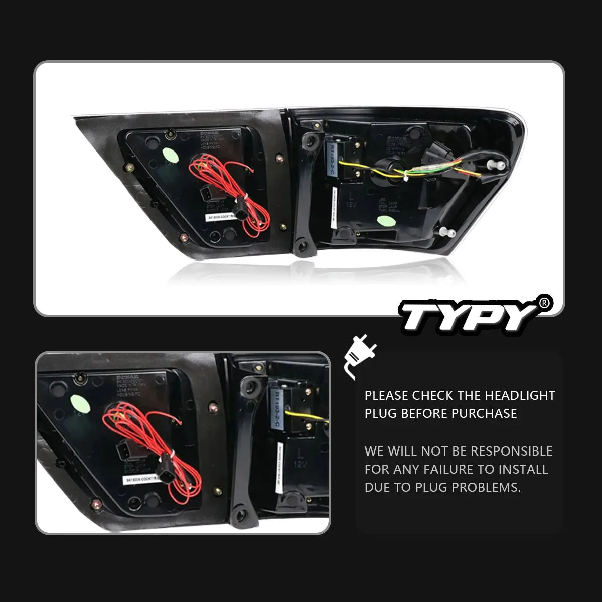 TYPY Car For Jeep Grand Cherokee Taillight 2011-2014 Upgrade Modified to New DRL Dynamic Turn Signal LED Taillight Auto Accessor