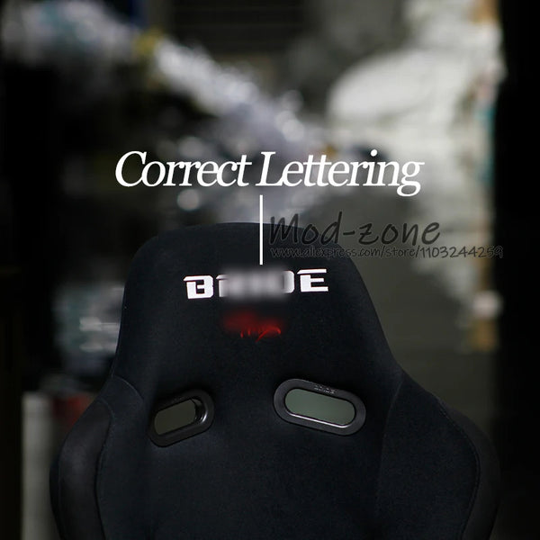 BRD VIOS III LOWMAX Light Weight Carbon Fiber Fiberglass Black BRD Cushions JDM Car Tuning Fixed Bucket Racing Seat