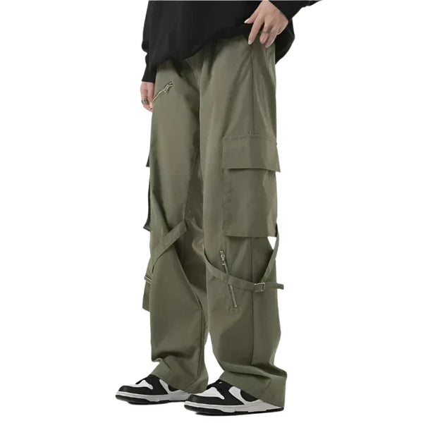 Stripe cargo pants