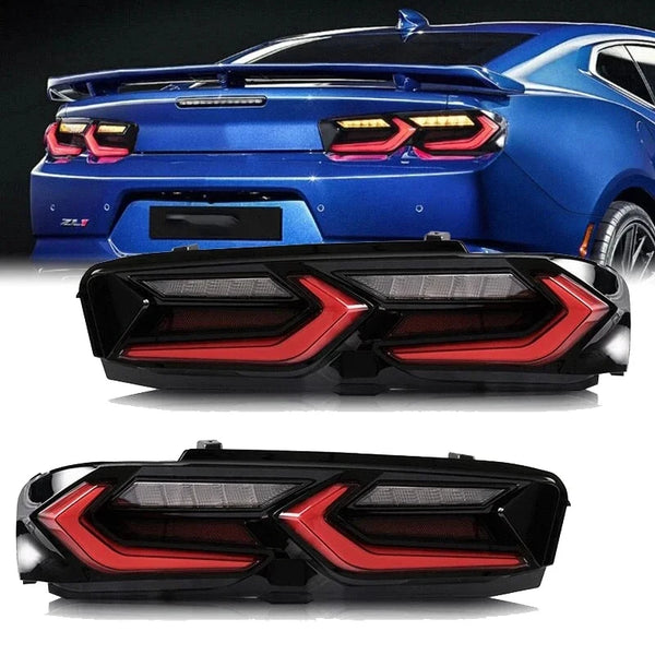 Taillight For Chevrolet Camaro 6th Gen Facelift LED Rear Tail Lamps 2019-2023 1SS 2SS 2LT 1LT 2LS ZL1 Sequential Turn Signal