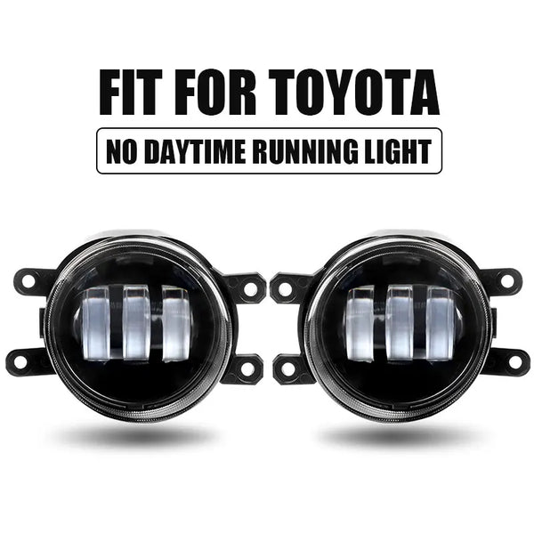 3 inch LED Fog Light 30W 6000K White Flat Driving Beam Off Road Driving Lamp