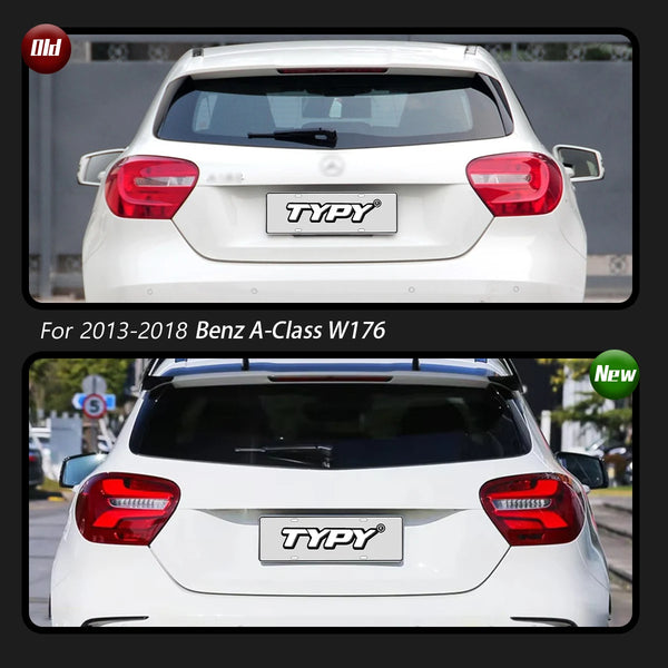TYPY Car Lights For Benz A-Class W176 Taillight 2013-2018 LED Projetor Tail Lamp Daytime Running Light Automotive Accessories