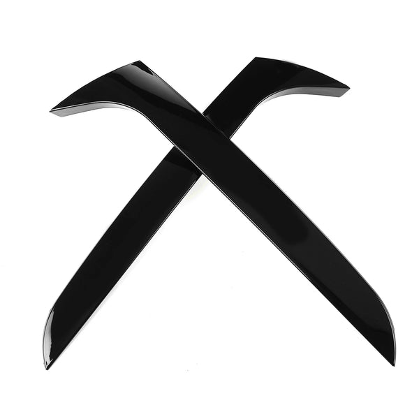 Gloss Black Rear Window Side Spoiler Cover For Audi A4 B8 Allroad Avant 2009 2010 2011 2012 2013 2014 2015 2016 Rear Spoiler