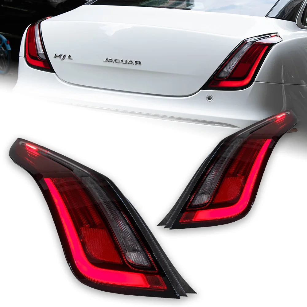 AKD Car Styling Tail Lamp for Jaguar XJ XJLTail Lights 2010-2018 XJL LED Tail Light DRL Brake Reverse Stop Lamp Automotive