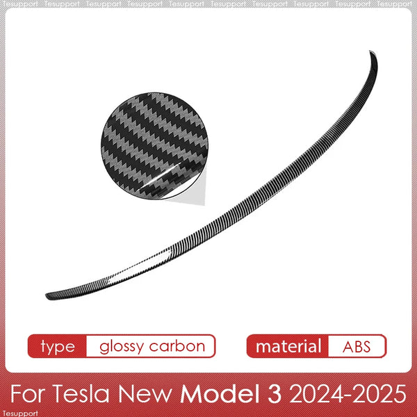 For Tesla Spoiler Model Y Juniper 2025 Accessories Spoilers Wings for Tesla Model 3 Highland 2025 3/Y 2017-2025 ABS Material