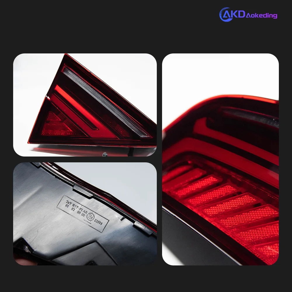 AKD Car Styling for Audi A7 Tail Lights 2011-2018 RS7 LED Tail Light Rear Lamp DRL Dynamic Signal Reverse Automotive Accessories