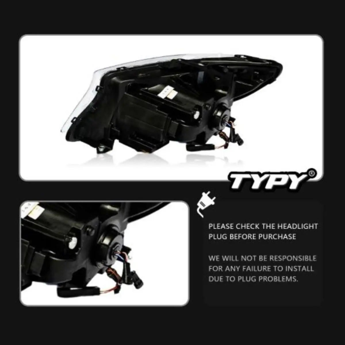 TYPY New LED Car Headlights For Toyota Prado LC250 Headlight 2024-2025 Signals Auto Accessories Daytime Running Lights