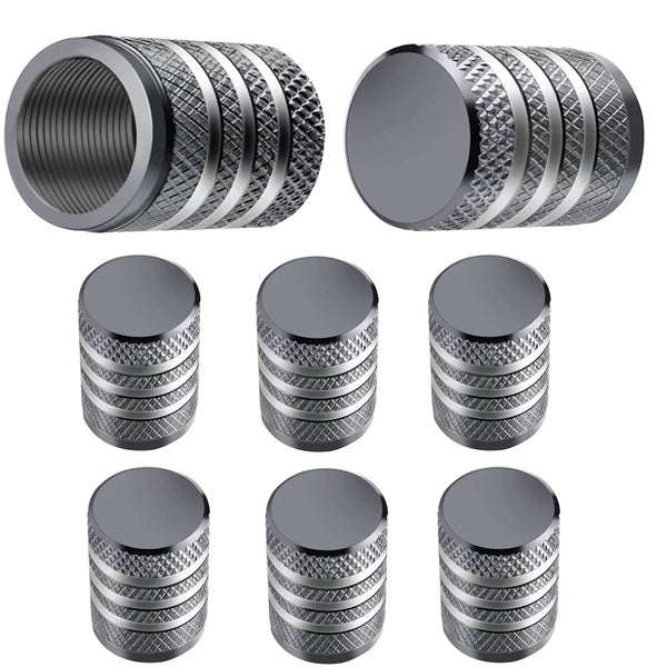 8Pc Tire Valve Caps Tyre Rim Stem Cover Dust Proof Auto Wheel Cap Aluminum Alloy Nipple Caps for Cars and Motorcycles Bikes